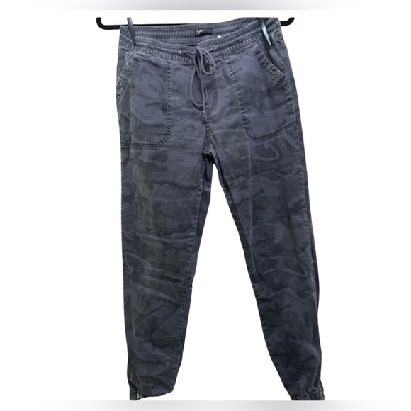 Supplies Pants Womens Camo Mid-Rise Drawstring Jogger Style - Picture 1 of 5